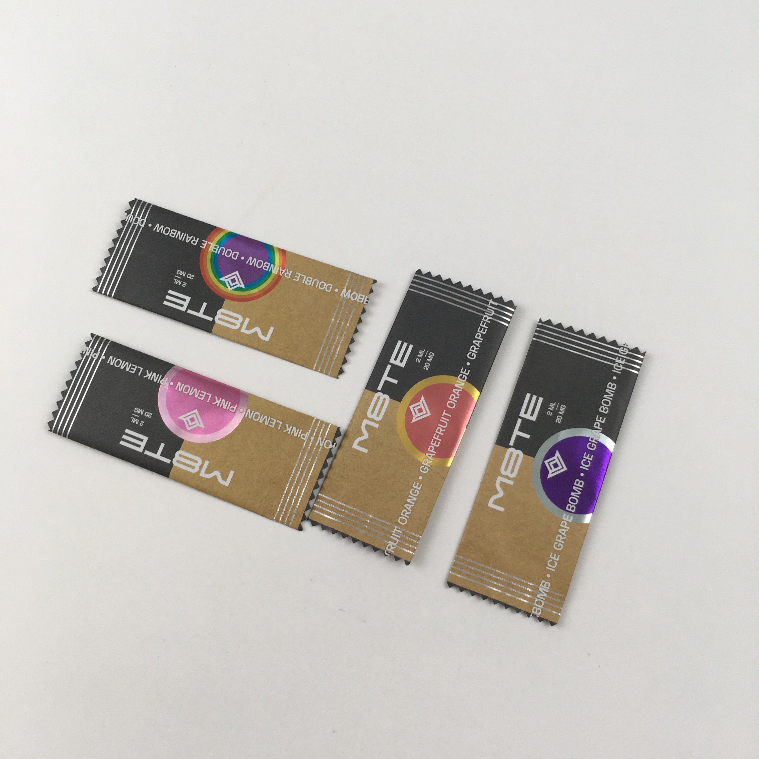 پاکت خالی و انعطاف پذیر لایه بندی شده بسته ی بالش شکلاتی برای غذا در یخچال