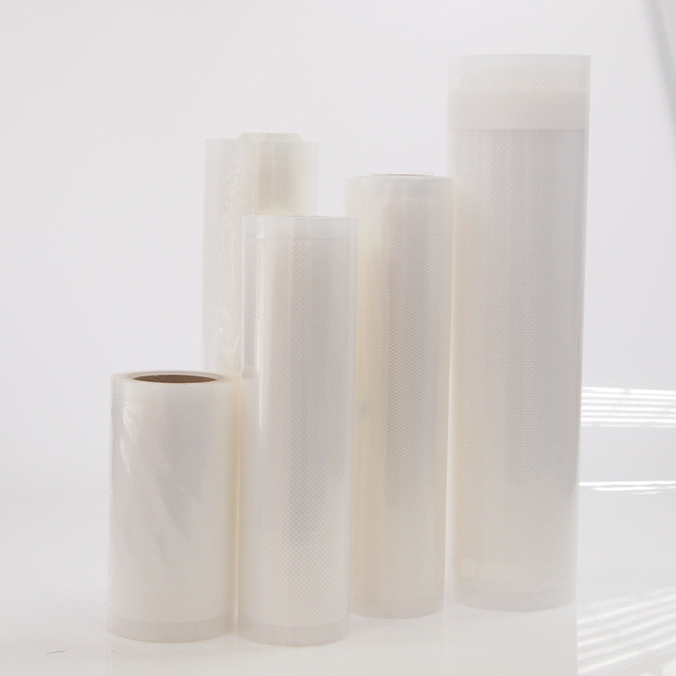 11 "x 50" مواد غذایی صرفه جویی در مواد غذایی بسته بندی فیلم درجه مواد غذایی بسته بند مهر و موم رول برای غذاهای دریایی