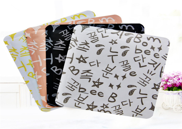 سفارشی چند رنگ چاپ لوازم آرایشی و بهداشتی بسته بندی کیسه برای ماسک