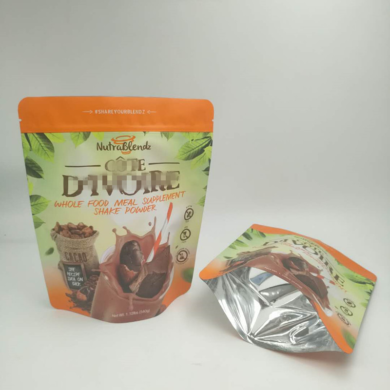 درجه مواد غذایی بالا بردن زیپ کیسه Gravnre چاپ برای اندازه کوکی سفارشی