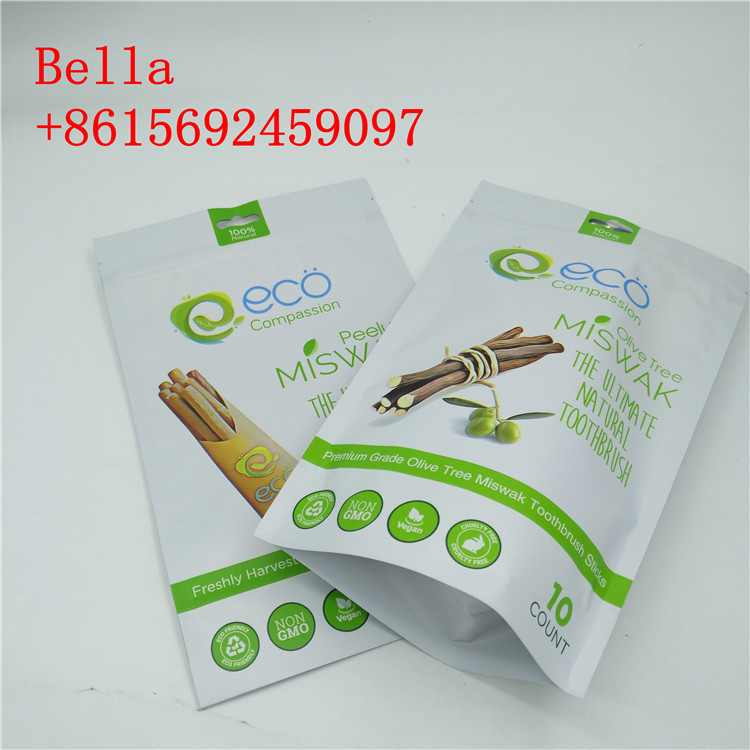 Matt Finish Ziplock Snack Bag بسته بندی نور مقاوم در برابر ضربه نقطه