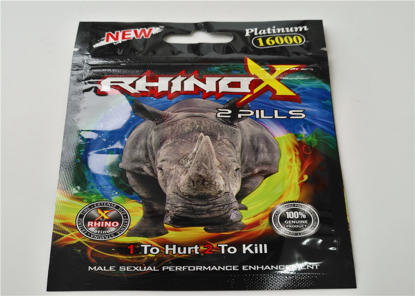 کپسول بخور دادن گیاهی Rhino Enhancer Matte Finishing With Zipper Re-Closable