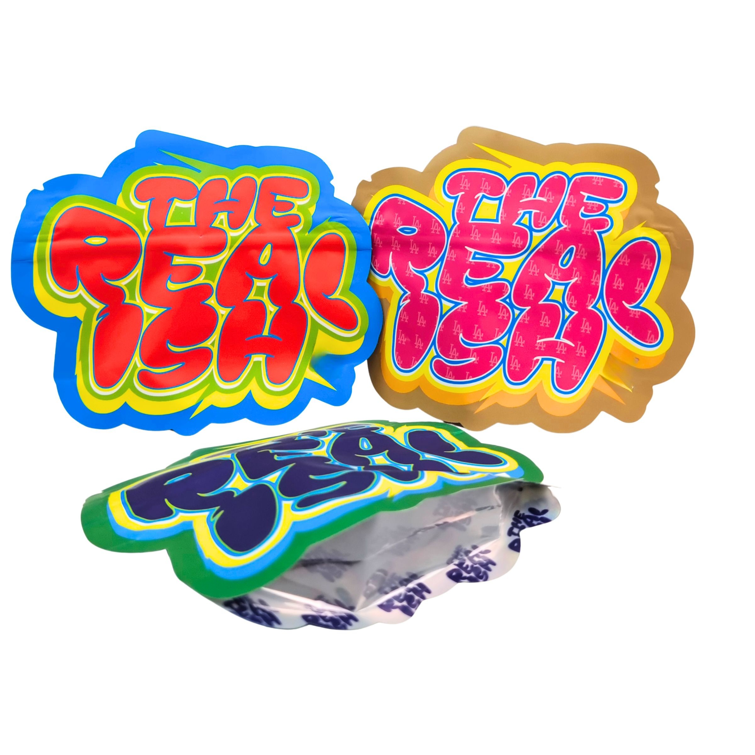 3.5 گرم 7 گرم 14 گرم کیسه زیپ‌لاک مایلار خوراکی ضد کودک فویل آلومینیومی برای کوکی‌ها و آدامس