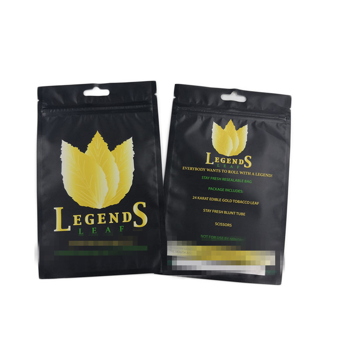 چاپ سنگ شکن ضد رطوبت قابل بازیافت علف های عرق بسته بندی کیسه ضد بوی سیپ کیسه