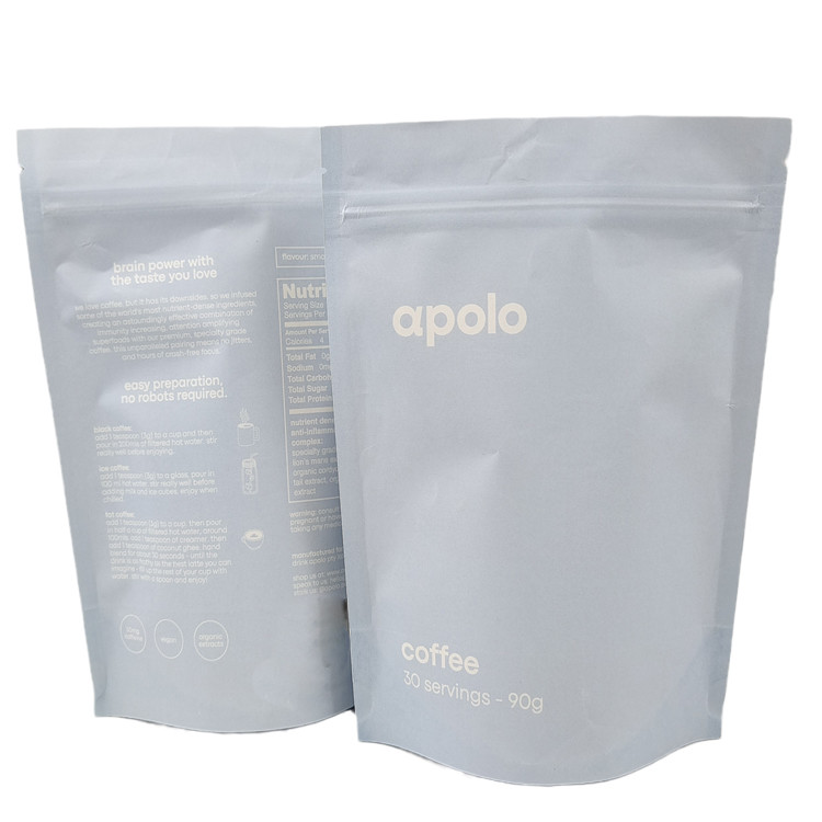 بسته بندی آب نباتات با زپ دیجیتال چاپ