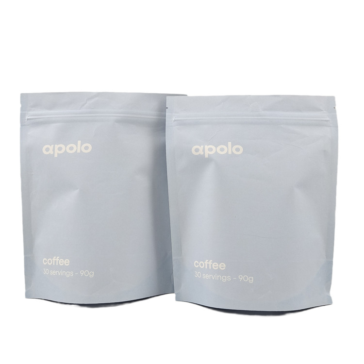 فروش داغ cuCstom چاپ شده پاکت کاغذ کرافت سازگار با محیط زیست برای پودر پروتئین قهوه