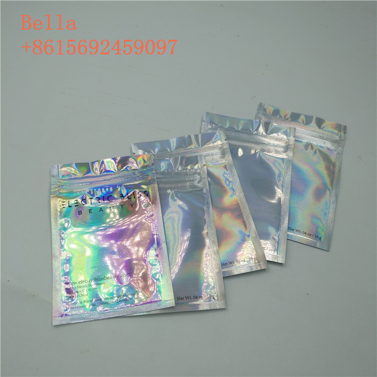 کیسه بسته بندی فویل بسته بندی سه طرفه، کیسه های آرایشی کوچک با زیپ