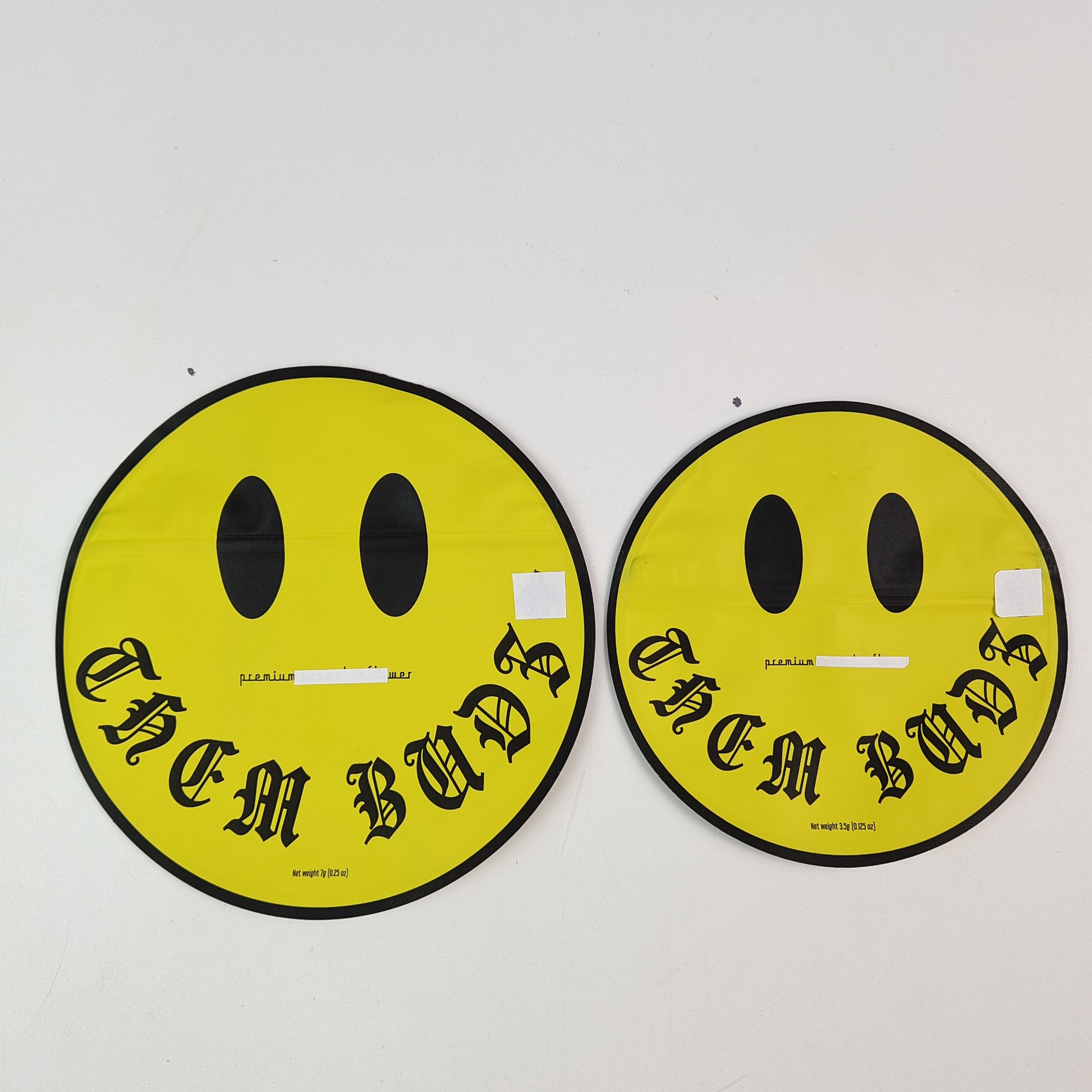 کیسه‌های مایلار نامنظم 3.5 گرم 7 گرم با زیپ، چاپ داخلی، فویل آلومینیومی، ضد بو، خوراکی، کیسه پلاستیکی