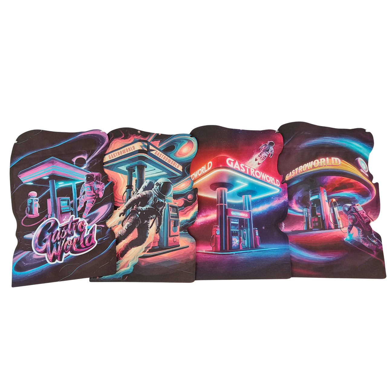 کیسه های مایلار غیر منظم برای آدامس های کوکیسوباکو کیسه پلاستیکی PET با کیسه های زیپ ضد بچه