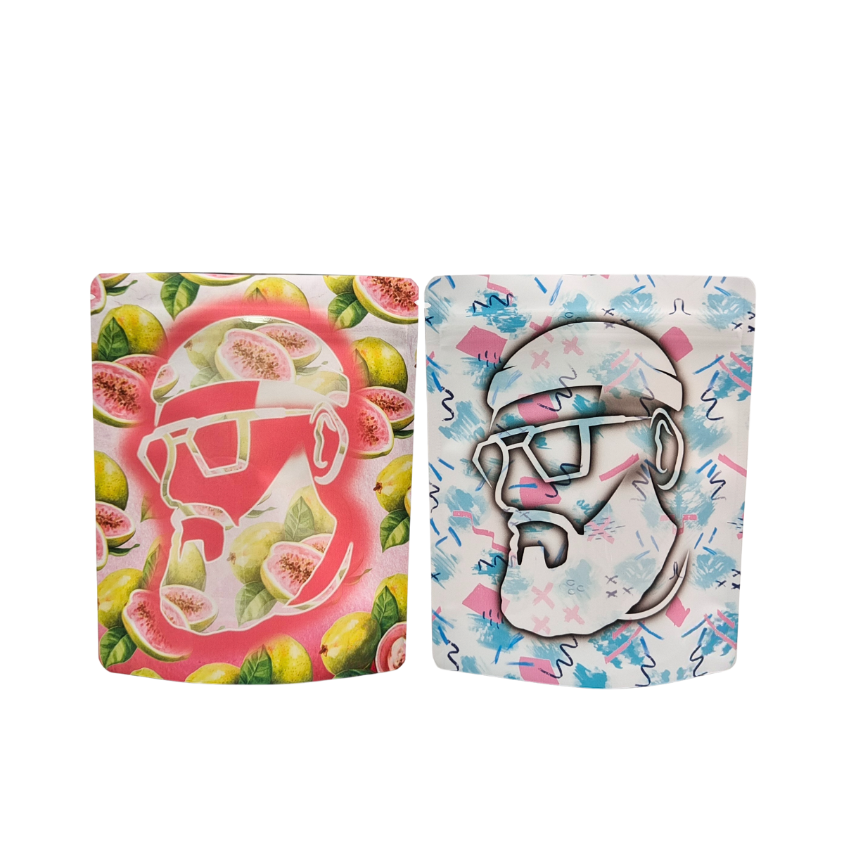 کیسه های زیپ دار مایار 3.5 گرمی 1 اونس قابل استفاده مجدد، فویل آلومینیومی ایستاده، ضد بو، کیسه های مایار کالی برای نگهداری مواد غذایی، چاپ سفارشی