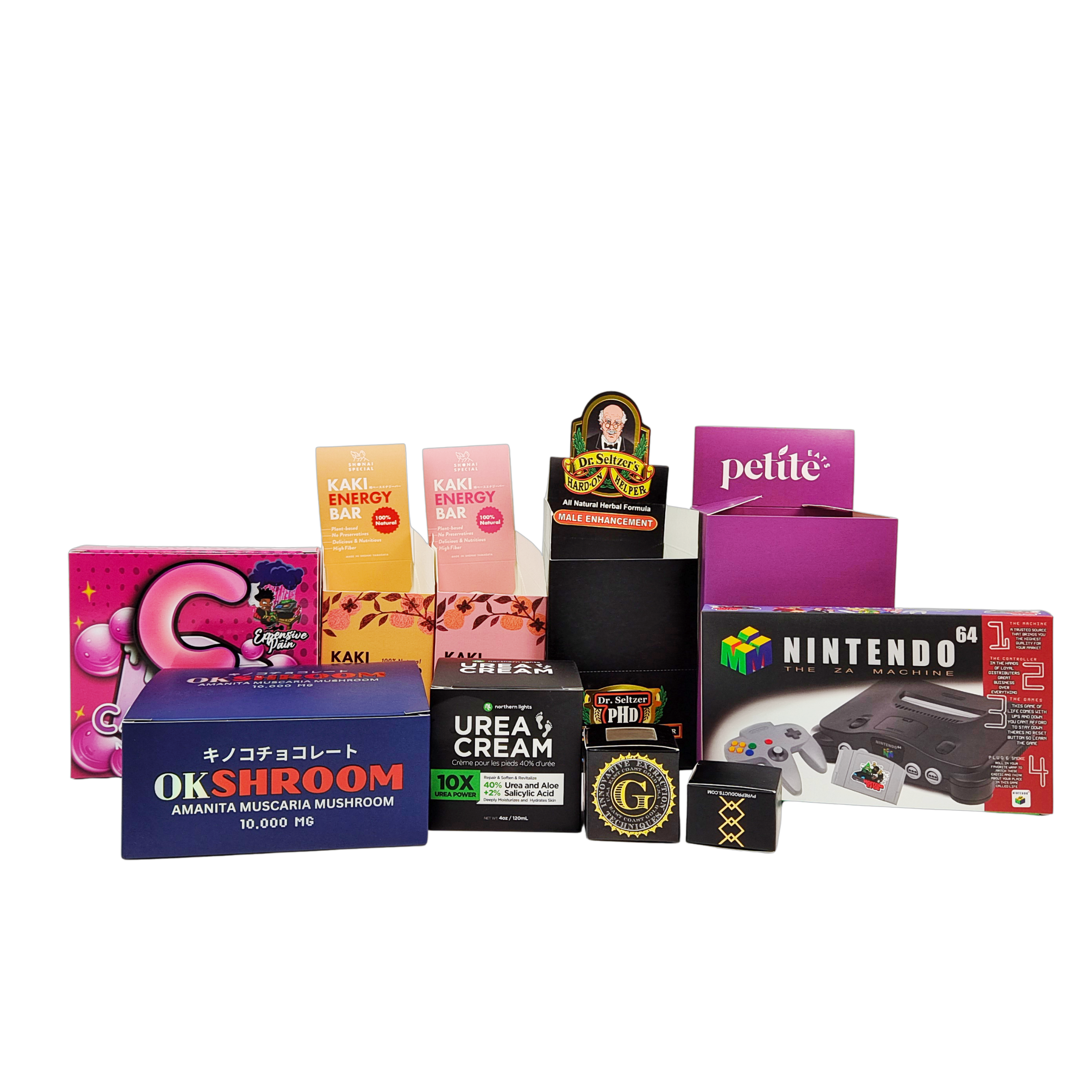 جعبه کاغذ کرفت قابل تاشو با کارتونی ۳۵۰ گرم برای نمایشگاه های خرده فروشی