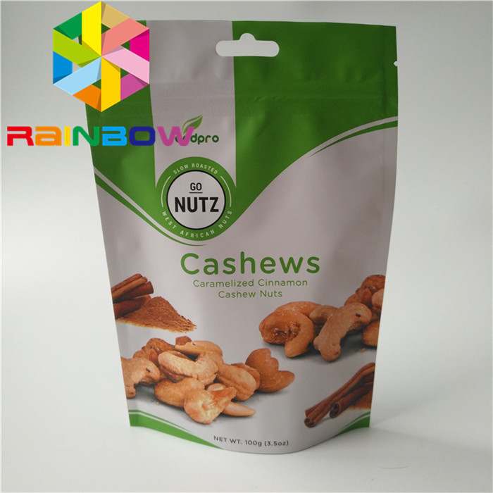 بسته بندی اسنک سفارشی لایه دار 100g Mylar k برای بیسکویت / میوه خشک