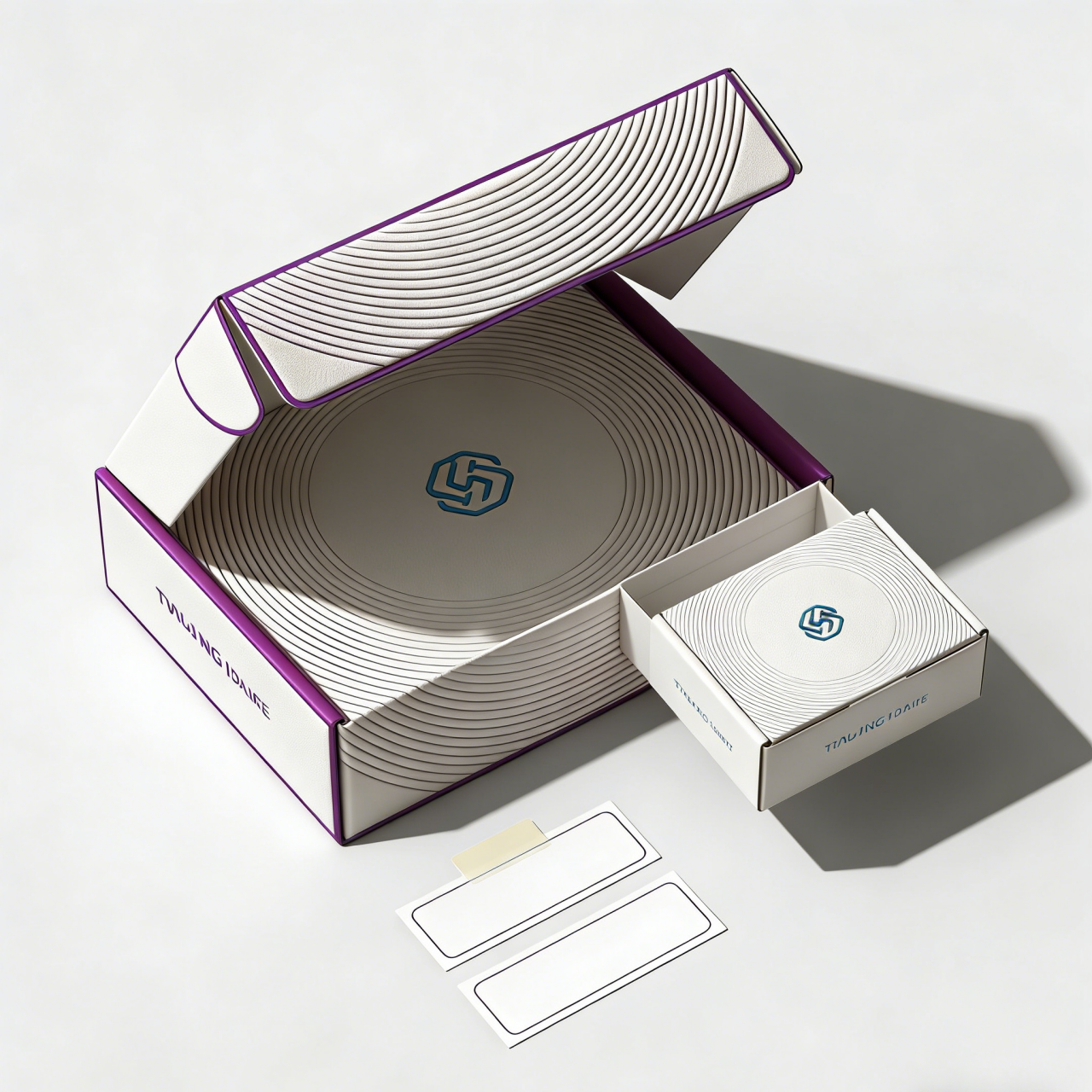 پاکت‌های پستی هدیه سفارشی تجزیه‌پذیر با لمینت مات و لوگوی سفارشی