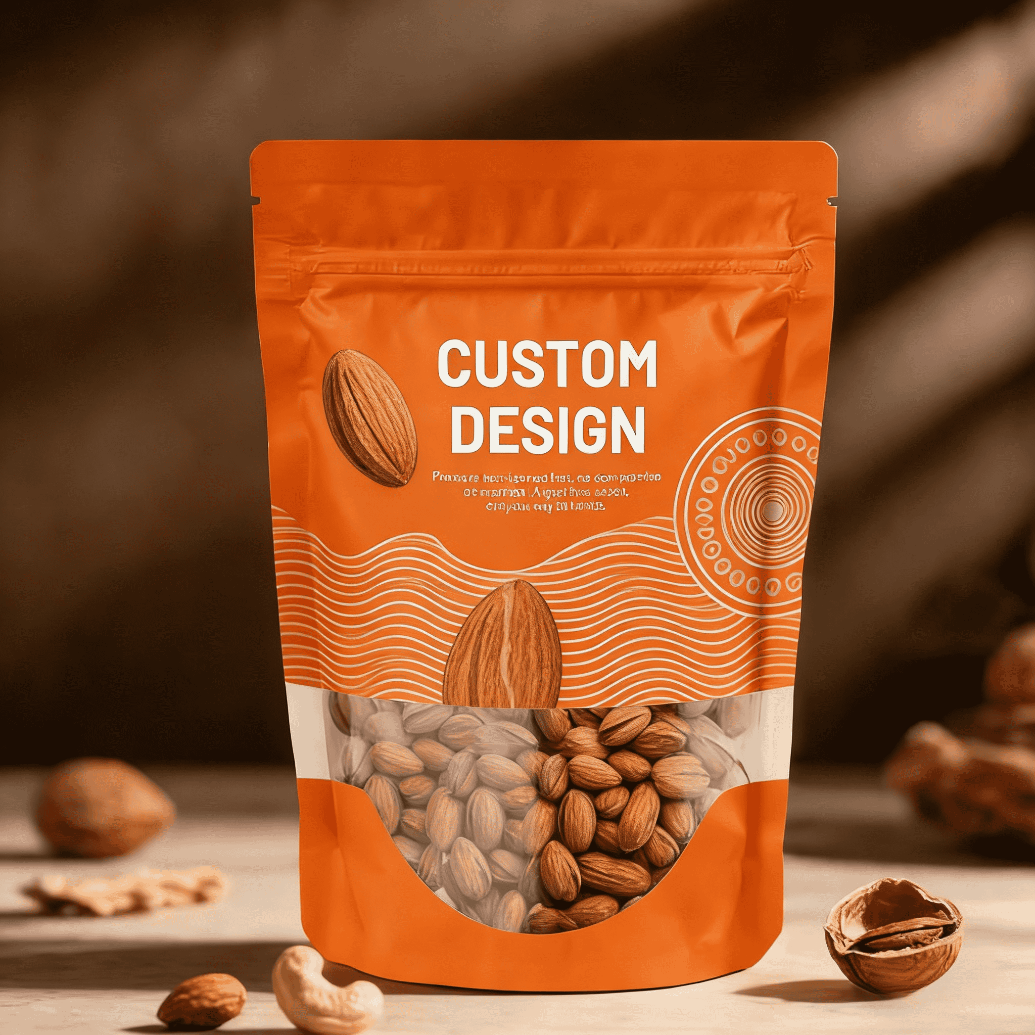 با کیفیت بالا چاپ دیجیتال سفارشی کیسه بسته بندی مواد غذایی پلاستیکی بازیافت شده با مهر گرما