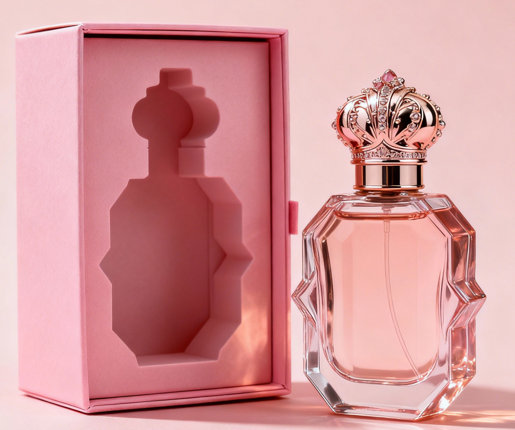 جعبه عطر لوکس سفارشی با ضخامت 350 گرم و چاپ گرم برای بسته بندی هدیه برتر