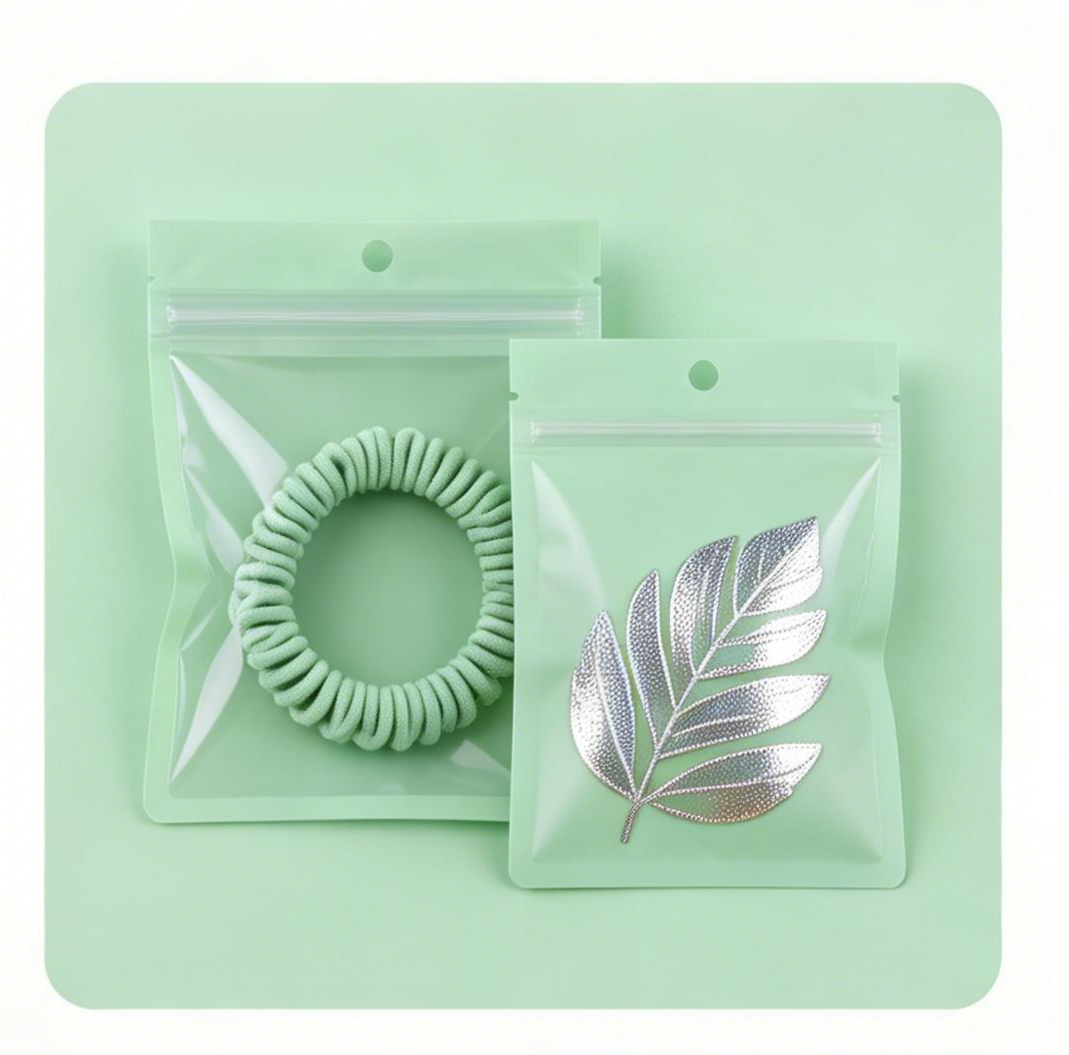 کیسه های پلاستیکی PE سفارشی برای گوشواره های جواهرات بازیافتی ضد اکسیداسیون یک طرفه شفاف زپ قفل کیف ذخیره سازی