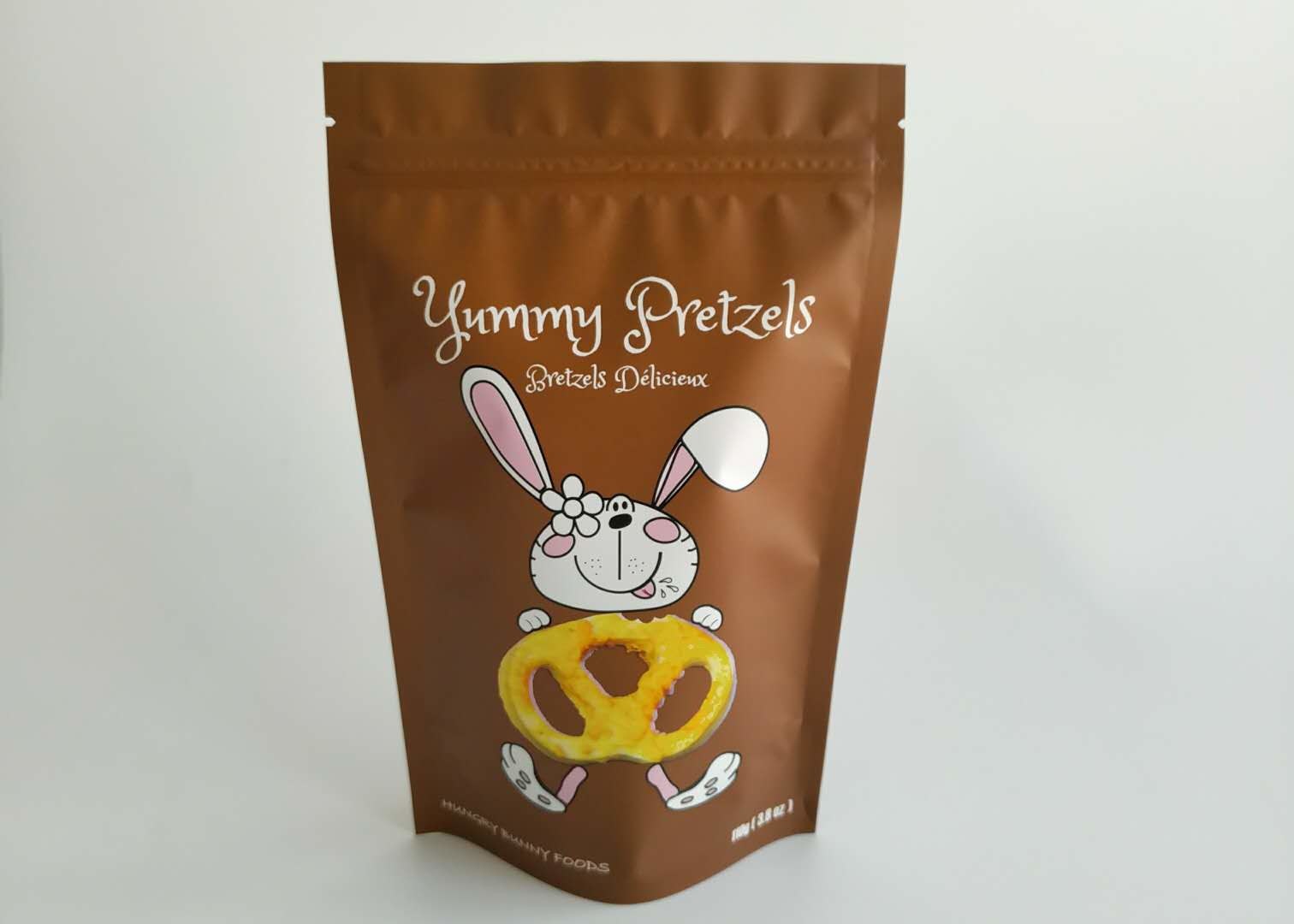 ورق آلومینیوم لایه دار ایستاده k کیسه های گوشت گاو خشک بسته بندی میان وعده های ماندگار