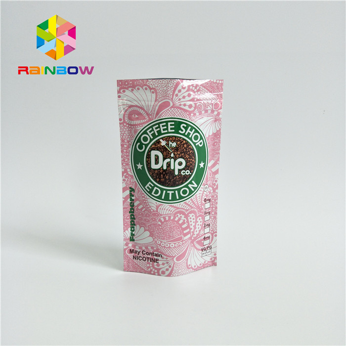 کیسه های پلی اتیلن کیسه های کیسه های پلاستیکی Ziplock کیسه های ایستاده با شیر یک طرفه