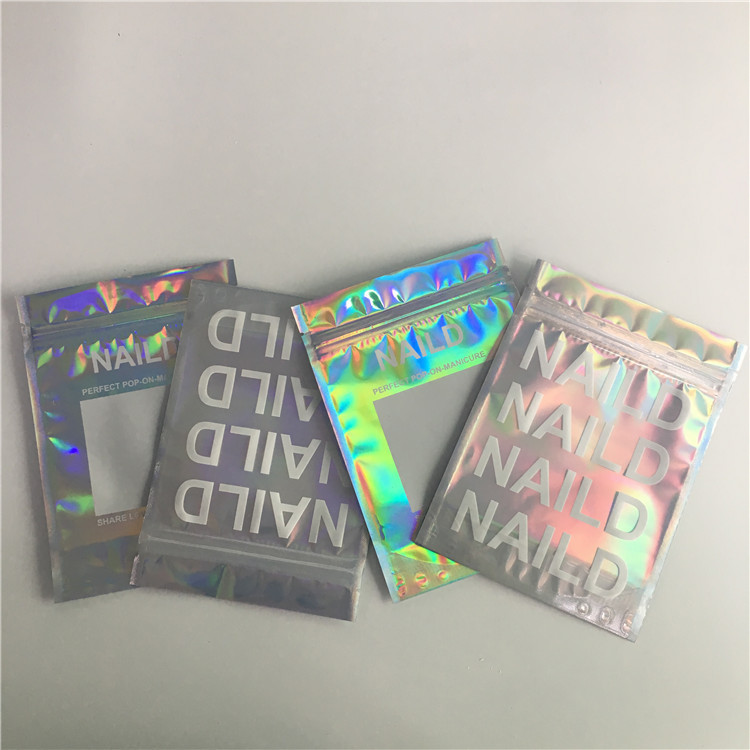 SGS / FDA آلومینیوم فویل کیسه آرایشی قابل استفاده مجدد مایار بسته بندی سه طرفه مهر و موم شده