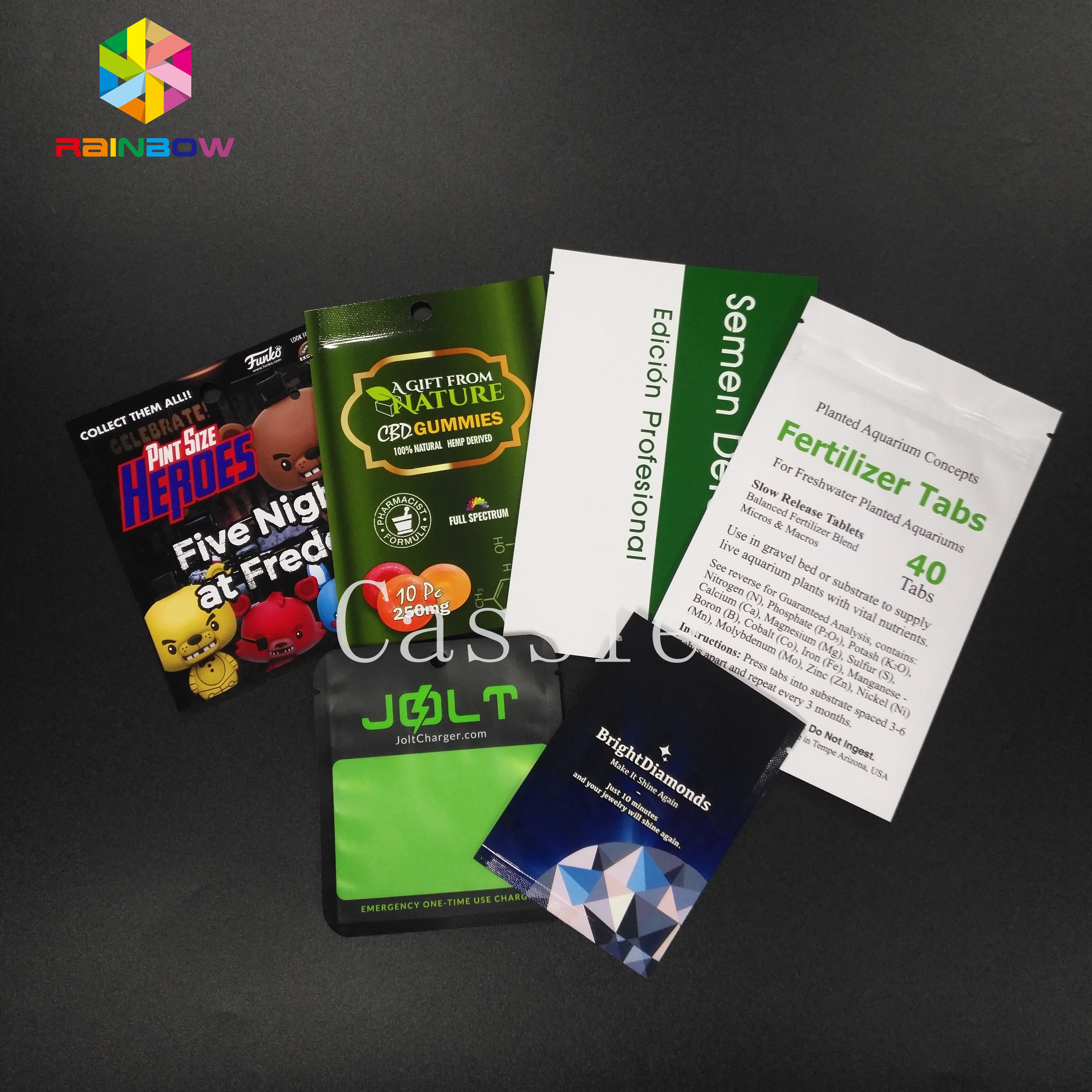 لوازم آرایشی و صورت ماسک ایستاده کیسه زیپ زیپ مواد بسته بندی پلاستیکی رطوبت اثبات