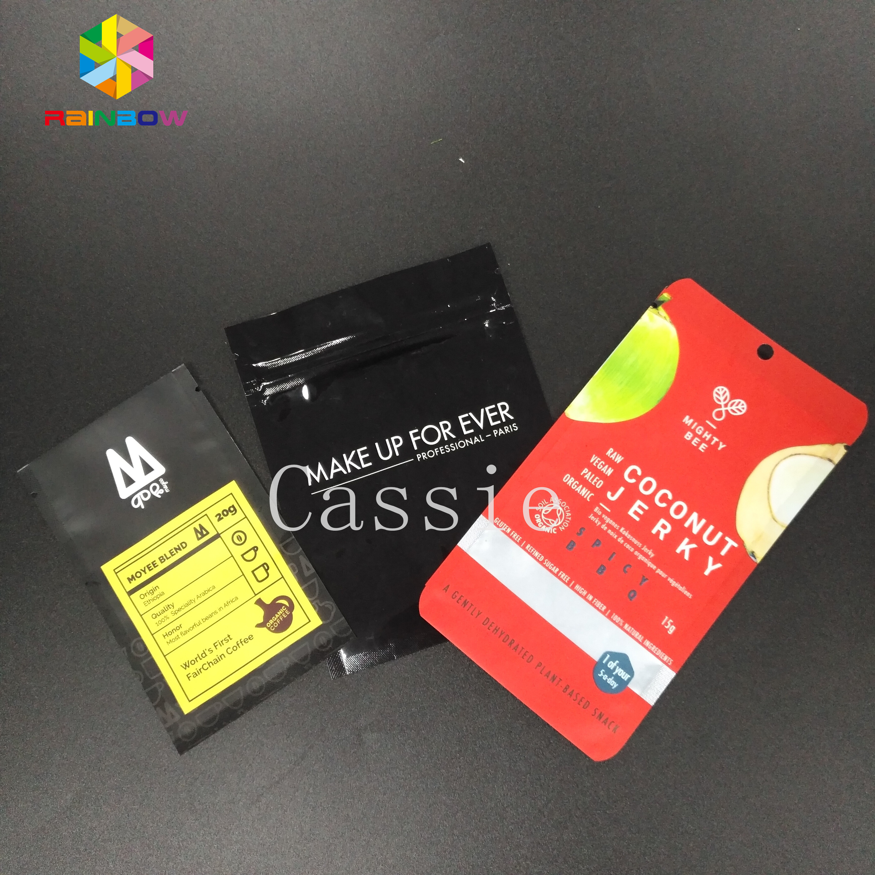 بسته بندی کیسه های پلاستیکی فویل آلومینیومی بسته بندی کیسه نمونه ویژه روغن کرم