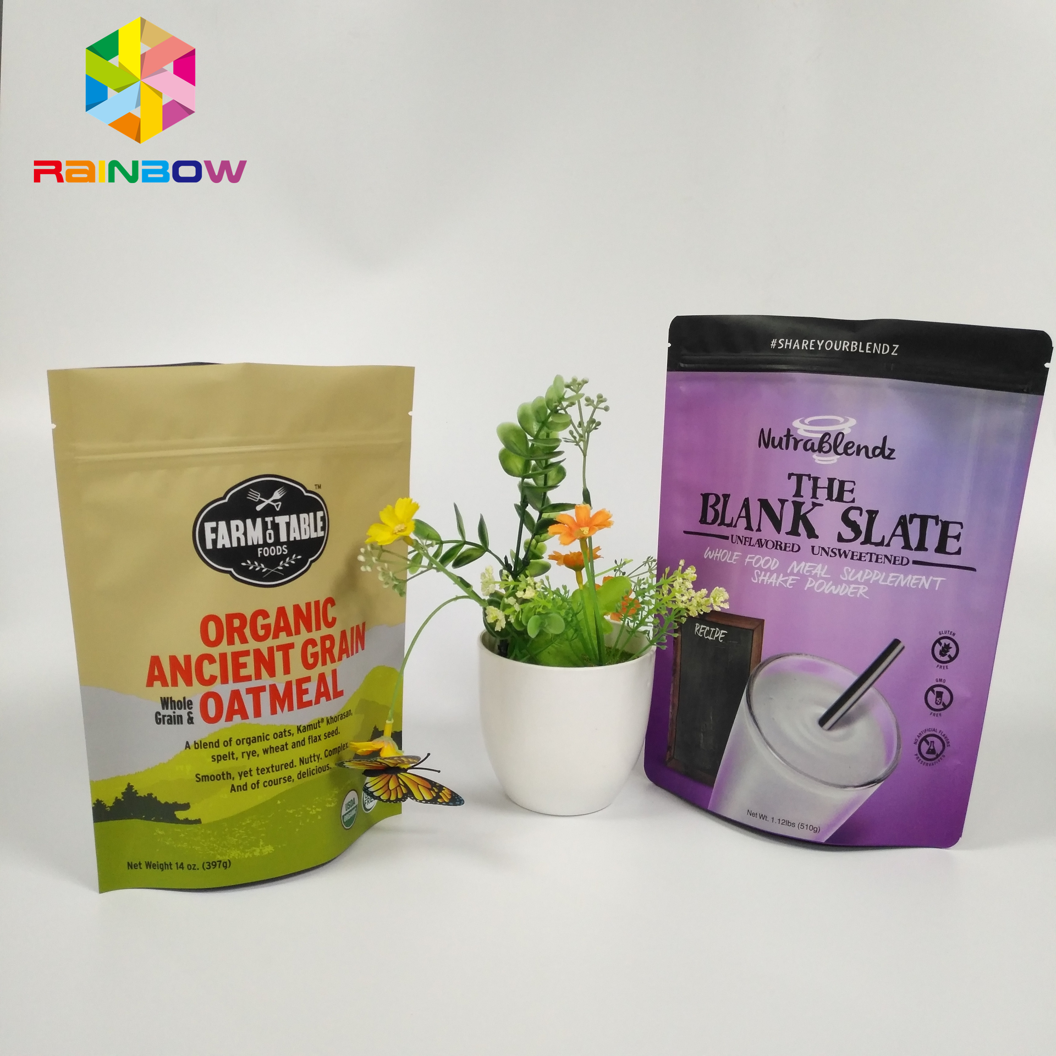 فویل آلومینیوم کیسه اسنک قابل تعویض کیسه پلی کربنات Doypack