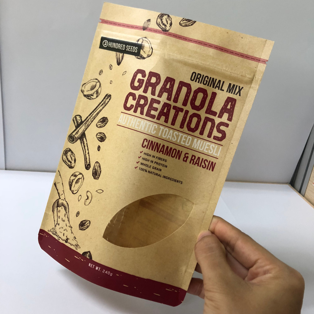 بسته بندی های قهوه بسته بندی کیسه های کاغذی سفارشی 120-180 ضخامت میکرو با چاپ لوگو