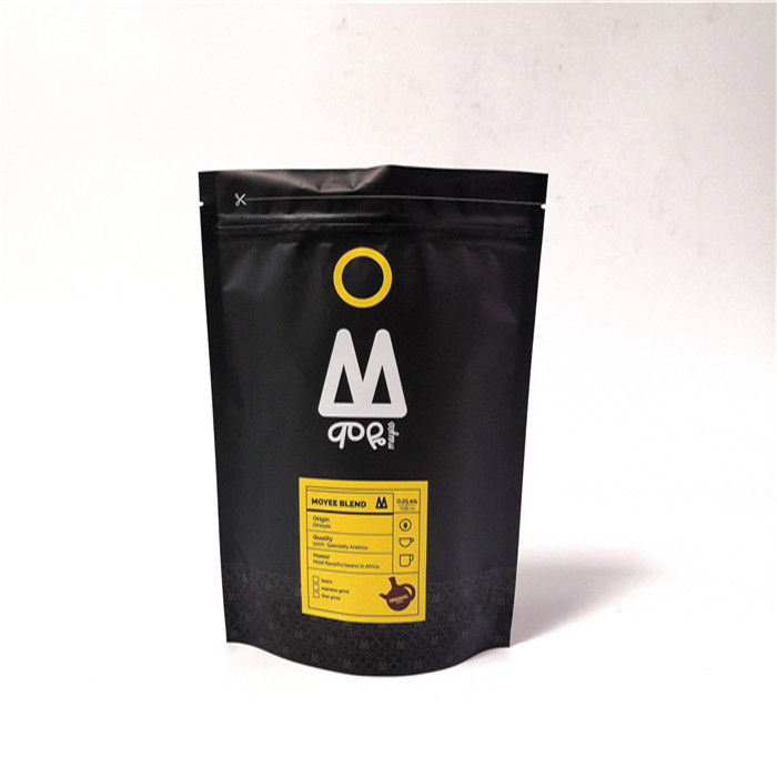 بسته بندی کیسه های پلاستیکی بسته بندی مواد غذایی درجه فویل آلومینیوم کیسه های قهوه Gravnre چاپ