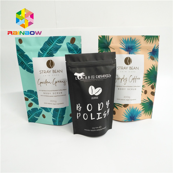 مواد براق سفارشی چاپ پاکت پاش کیسه کیسه کیسه ای برای بسته بندی مواد غذایی