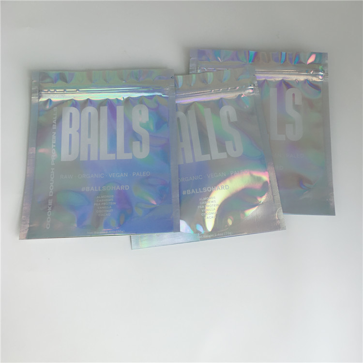 Ziplock لوازم آرایشی و بهداشتی بسته بندی کیسه های براق 3 جانبی مهر و موم شده برای چسب گسترش مژه