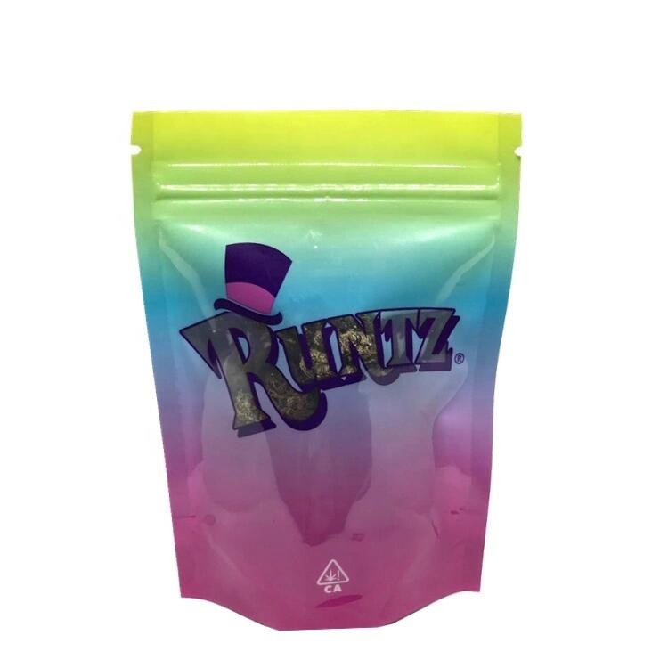 Ziplock Runtz Bag لوازم آرایشی و بهداشتی لوازم آرایشی و بهداشتی فویل آلومینیوم PET اندازه سفارشی