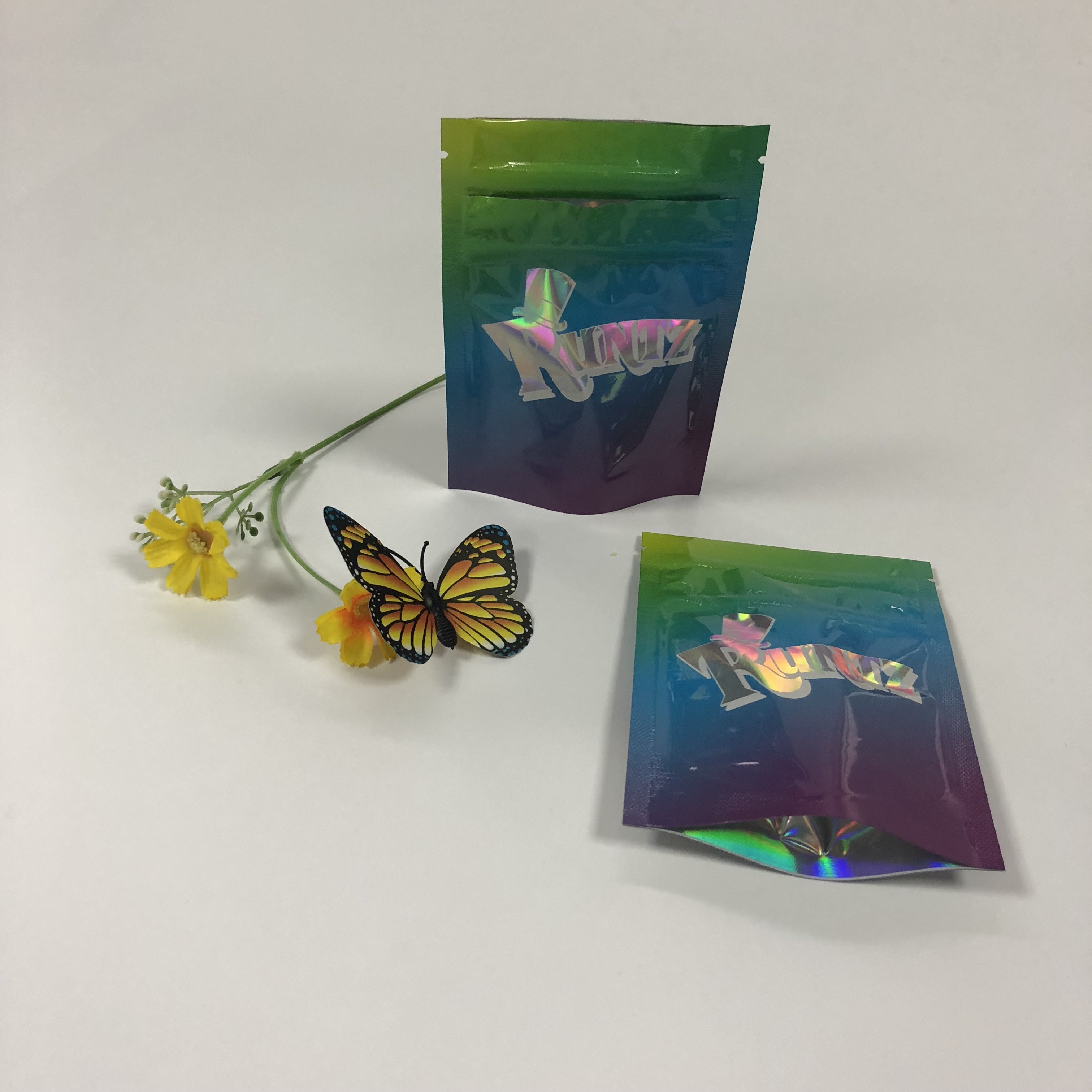 کیسه بسته بندی فویل بسته بندی فنجان دو کیسه های کیسه های میلار رونتز پلاستیکی برای بسته بندی کوکی ها