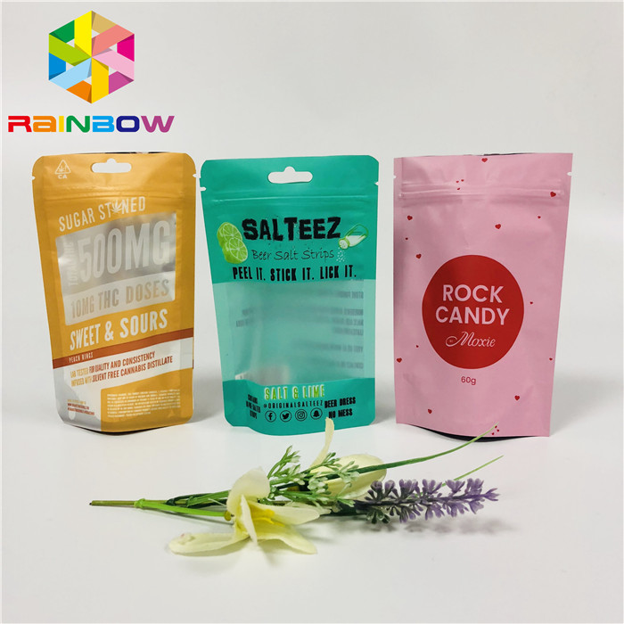 بسته بندی کیسه های پلاستیکی مواد غذایی بسته بندی روکش دار زیپ زیپ لوگو سفارشی