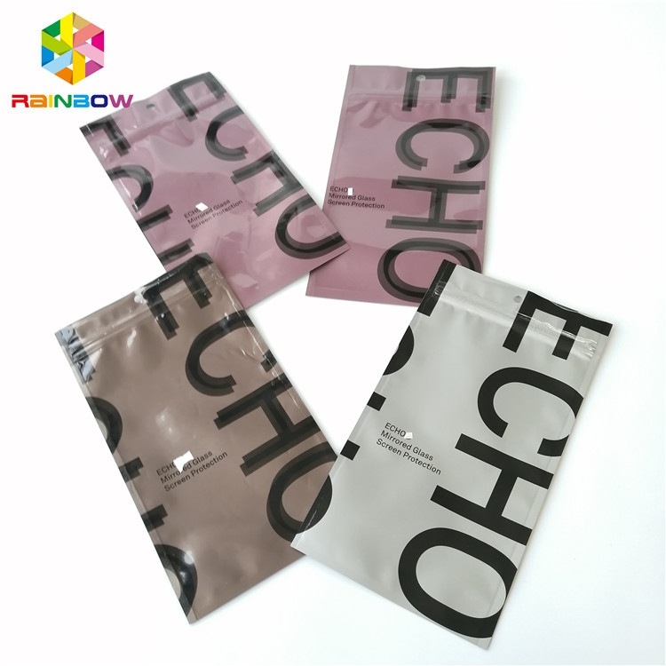 فویل آلومینیوم Ziplock کیسه های بسته بندی سه طرفه بسته بندی پلاستیکی خالی چای کیسه ای