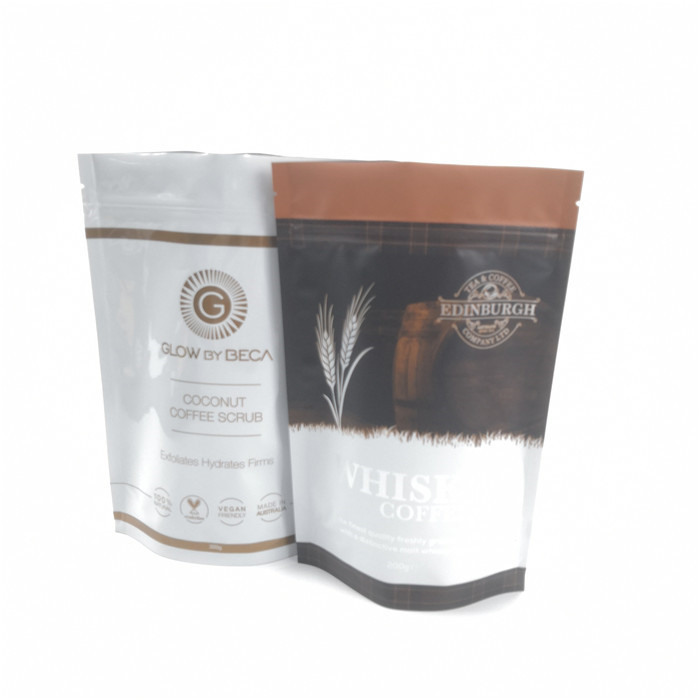 فویل بسته بندی کیسه های پلاستیکی بسته بندی فویل آلومینیومی کیسه های قهوه Gravnre Printing