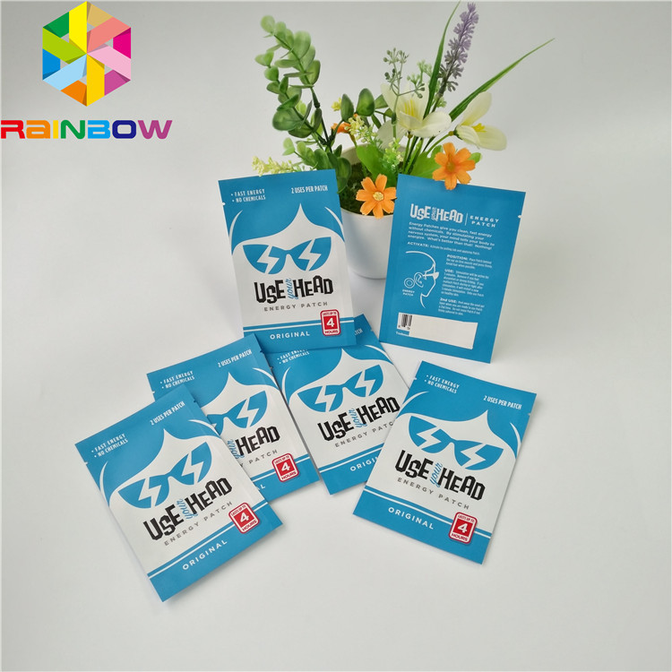 جعبه بسته بندی آلومینیوم فویل آلومینیومی 4x6 اینچ بسته بندی شده بطری لوگوی پلاستیکی سفارشی Mylar Plastic