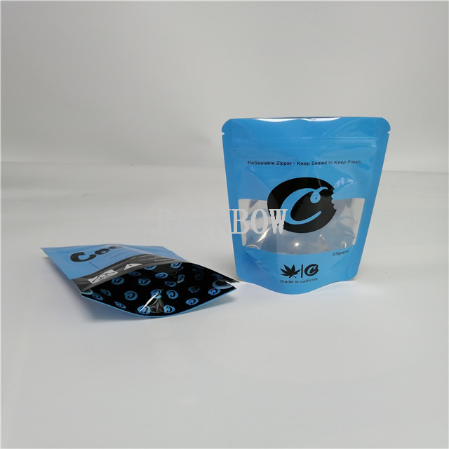 100-180 میکرو ضخامت بوی اثبات کودک کیسه اثبات کوکی 3.5 گرم