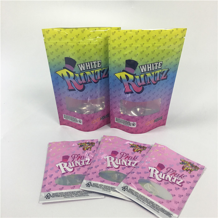 بوی اثبات گیاهی بخور دادن بسته بندی Mini Ziplock علفهای هرز پلاستیک کیسه های برگ CBD برگ