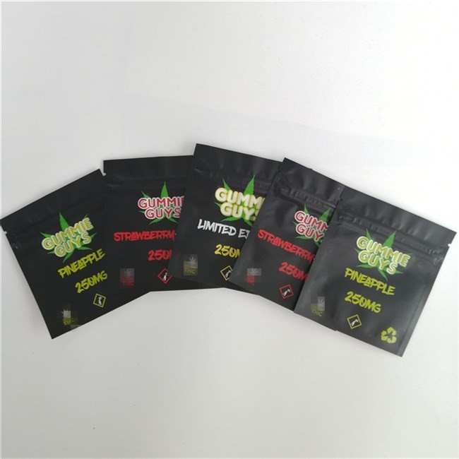 بوی اثبات گیاهی بسته بندی بخور دادن آلومینیوم فویل آلومینیوم Cbd Cannabis Gummy خرس علفهای هرز