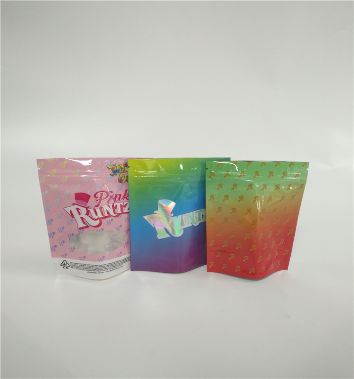 قابل بسته بندی قابل حمل قابل بسته شدن پلاستیکی گیاهی بسته بندی بخور دادن Doypack زیپ کیسه چاپی آرم سفارشی