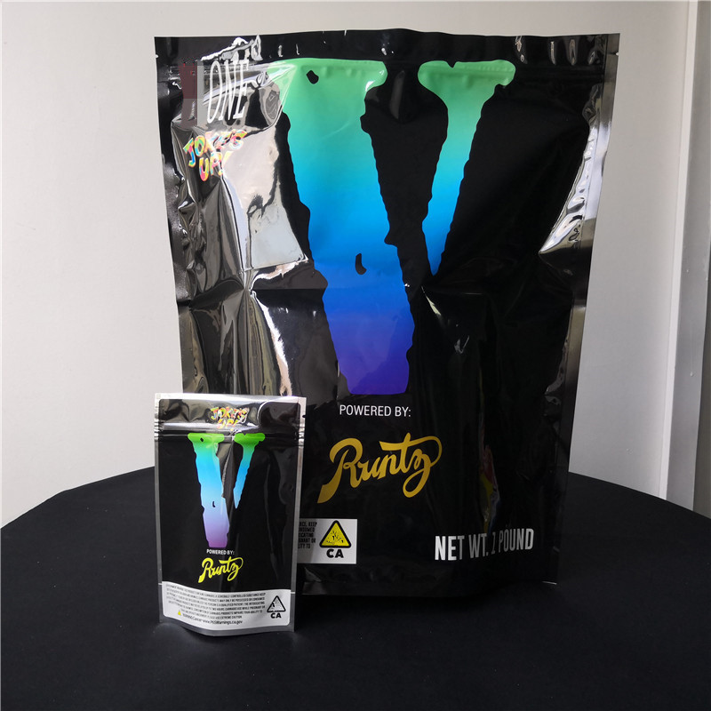 بوی اثبات پلاستیک ایستاده کیسه گل کیسه های بسته بندی Mylar قابل تحقیق