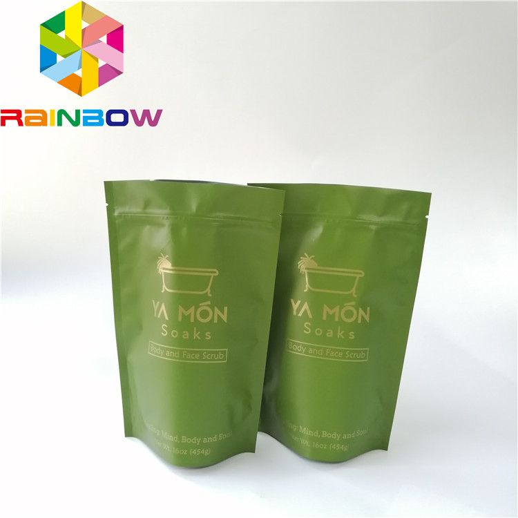 روکش پلاستیکی روکش شده با روکش فویل ، بسته بندی مراقبت از پوست ، حمام نمکی ، بسته بندی شده ، چاپ گراور