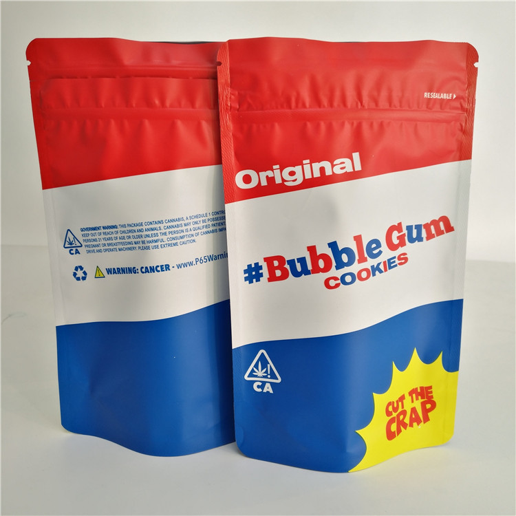 آلومینیوم فویل کودک اثبات Ziplock کیسه گیاهی بسته بندی بخور چاپ Gravure