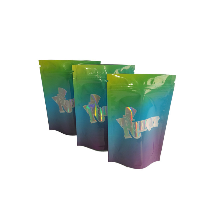 بوی اثبات بسته بندی بخور دادن گیاهی Mylar CR Ziplock Runtz کیسه برای علفهای هرز گل بذر