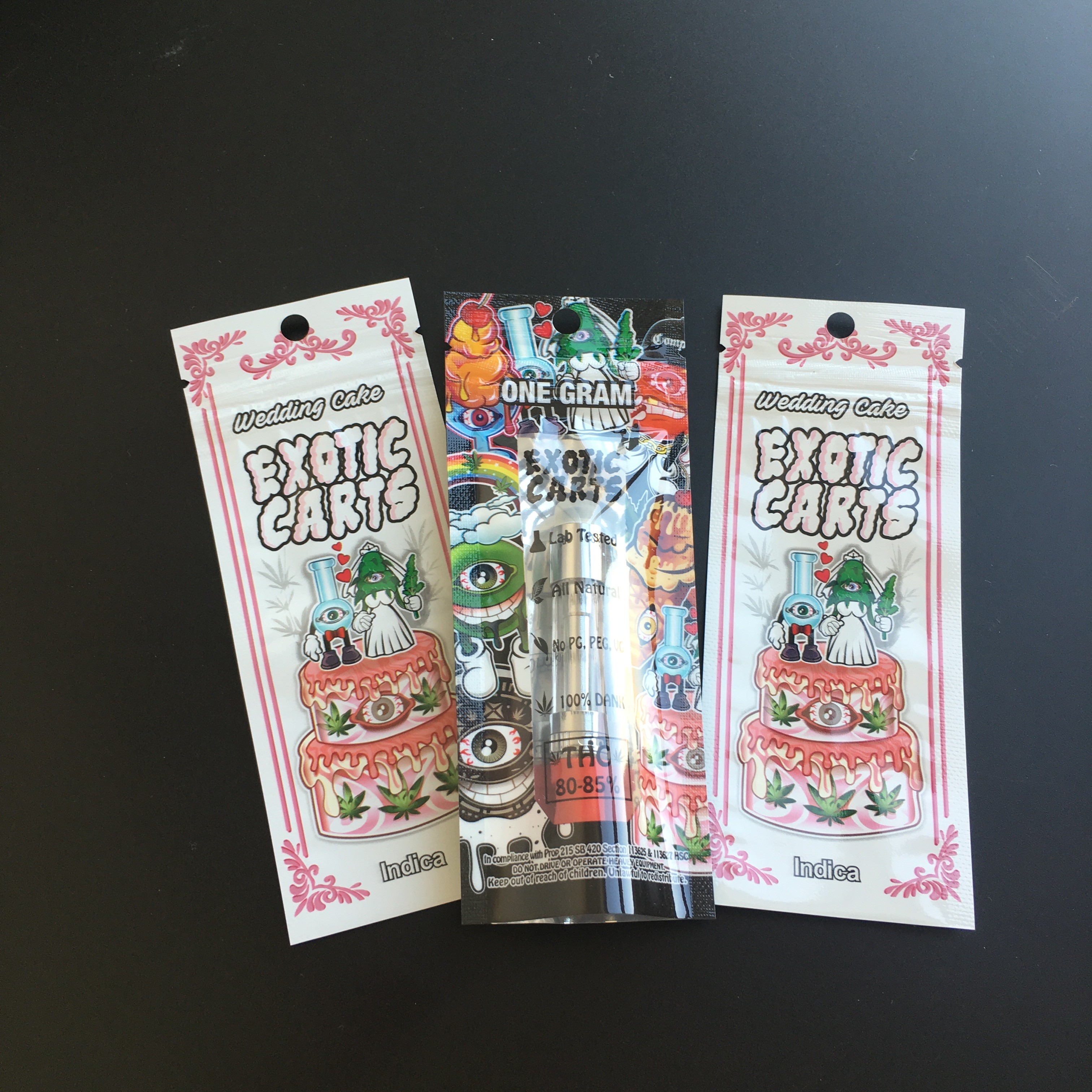 کیسه های پلاستیکی فویل Mylar بسته بندی زیپ چاپ بسته بندی شده برای دستمال توتون و تنباکو سیگار