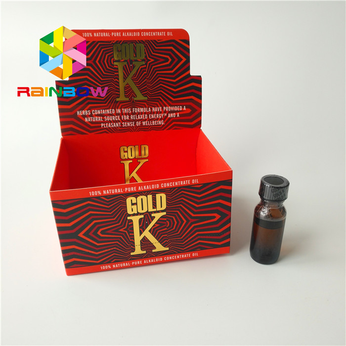 CMYK Color Box Packaging Advertising E مقوا مایع صفحه نمایش برتر