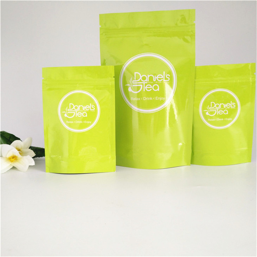 بسته بندی کیسه های پلاستیکی Matt سطح ، کیسه بسته بندی چای فویل آلومینیومی سفارشی