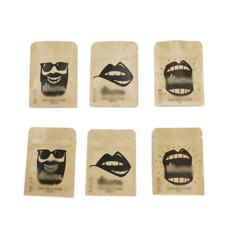 بسته بندی مواد غذایی ایستاده کیسه Zipper کیسه پلاستیکی بازیافت Ziplock برای آجیل