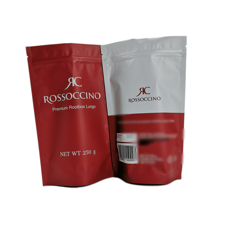 کیسه پلاستیکی سازگار با محیط زیست سازگار با کیسه ، 250 گرم ایستاده کیسه پلاستیکی برای پودر پروتئین