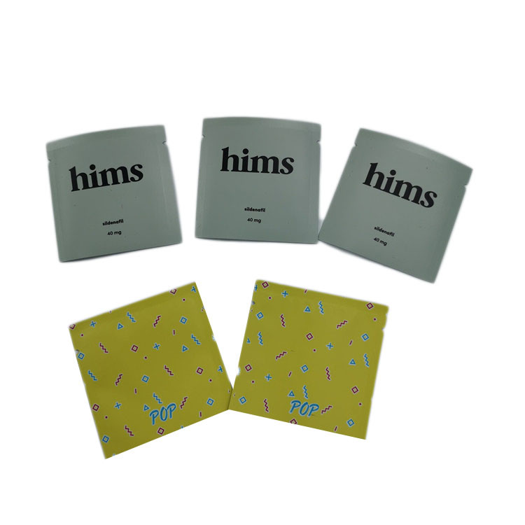 بسته های پلاستیکی کیسه های پلاستیکی 3 جانبی بسته بندی بسته کیسه مژه ای کوچک و سفارشی